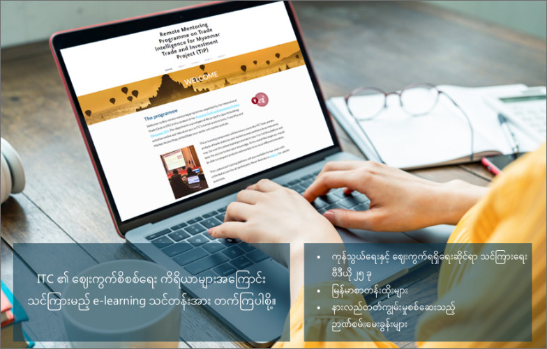 e-learning platform Myanmar Trade & Investment Project